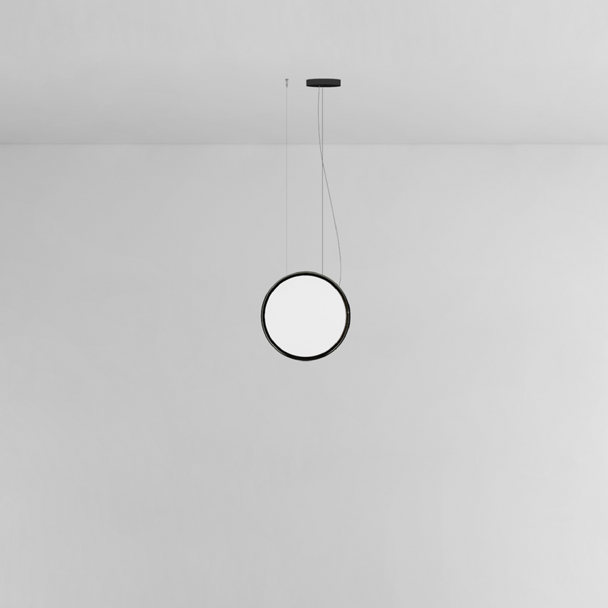 Vertical Aluminum Ring Pendant Lamp | Artemide Discovery