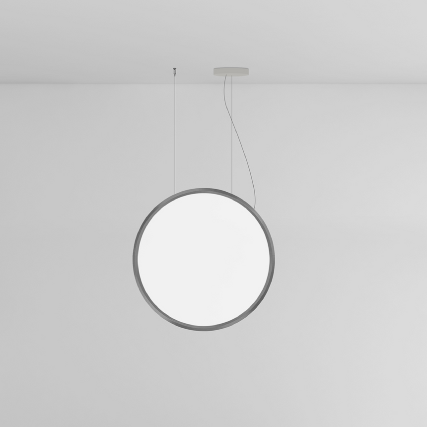Vertical Aluminum Ring Pendant Lamp | Artemide Discovery