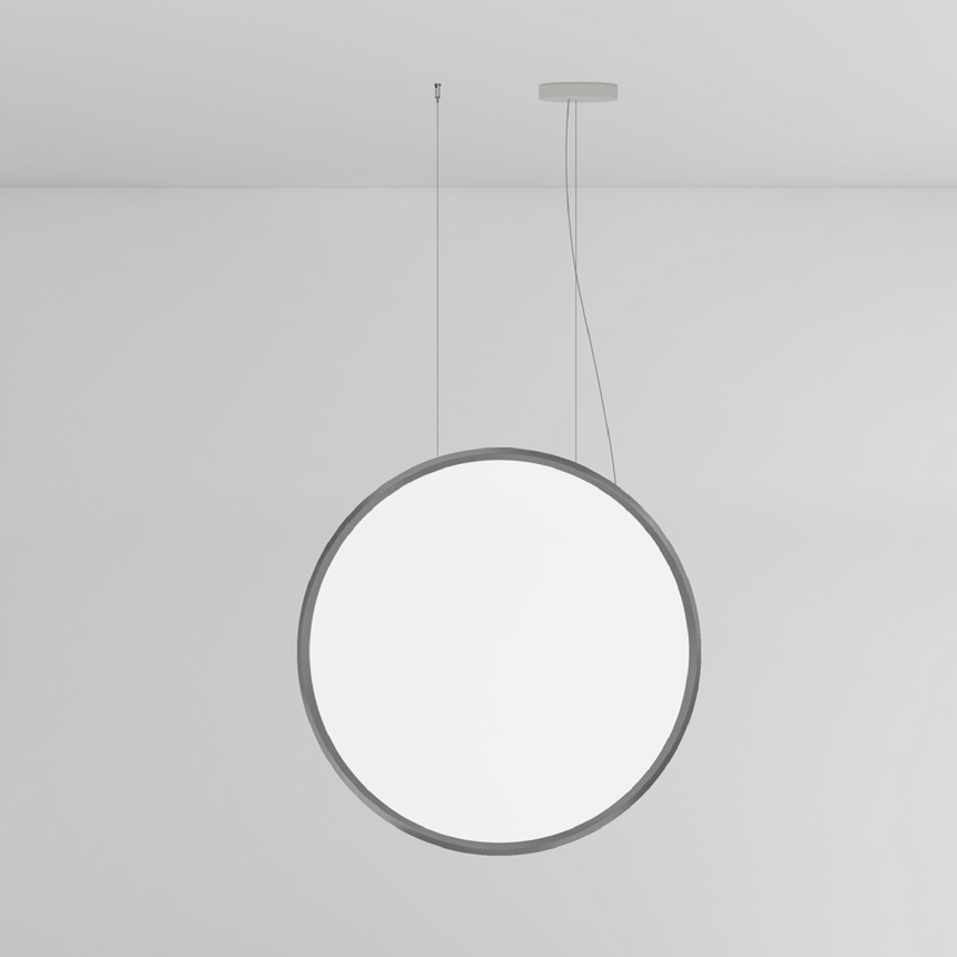 Vertical Aluminum Ring Pendant Lamp | Artemide Discovery