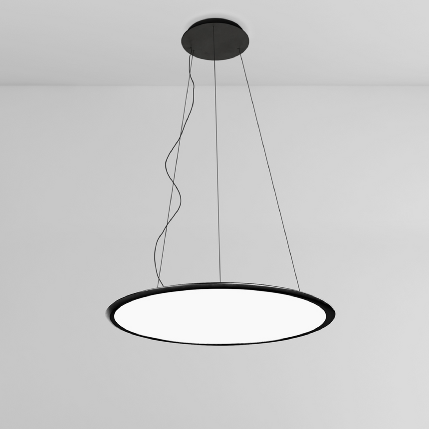 Aluminum Ring Pendant Lamp | Artemide Discovery | italianfurniture.com