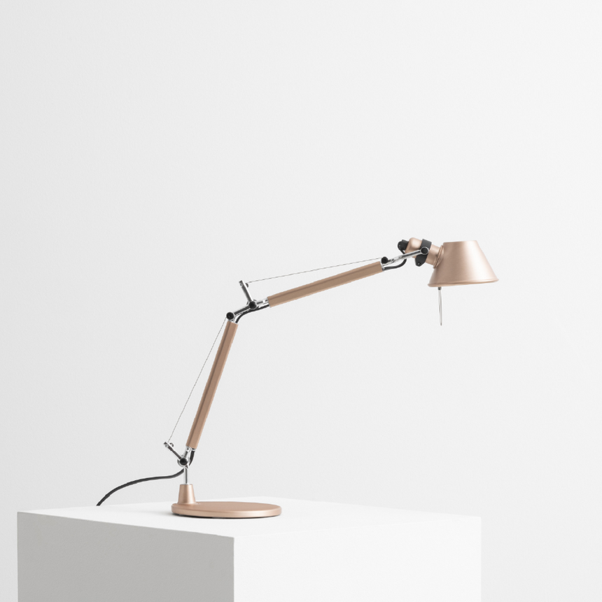 Industrial Micro Standard Table Lamp | Artemide Tolomeo | Italianfurniture.com