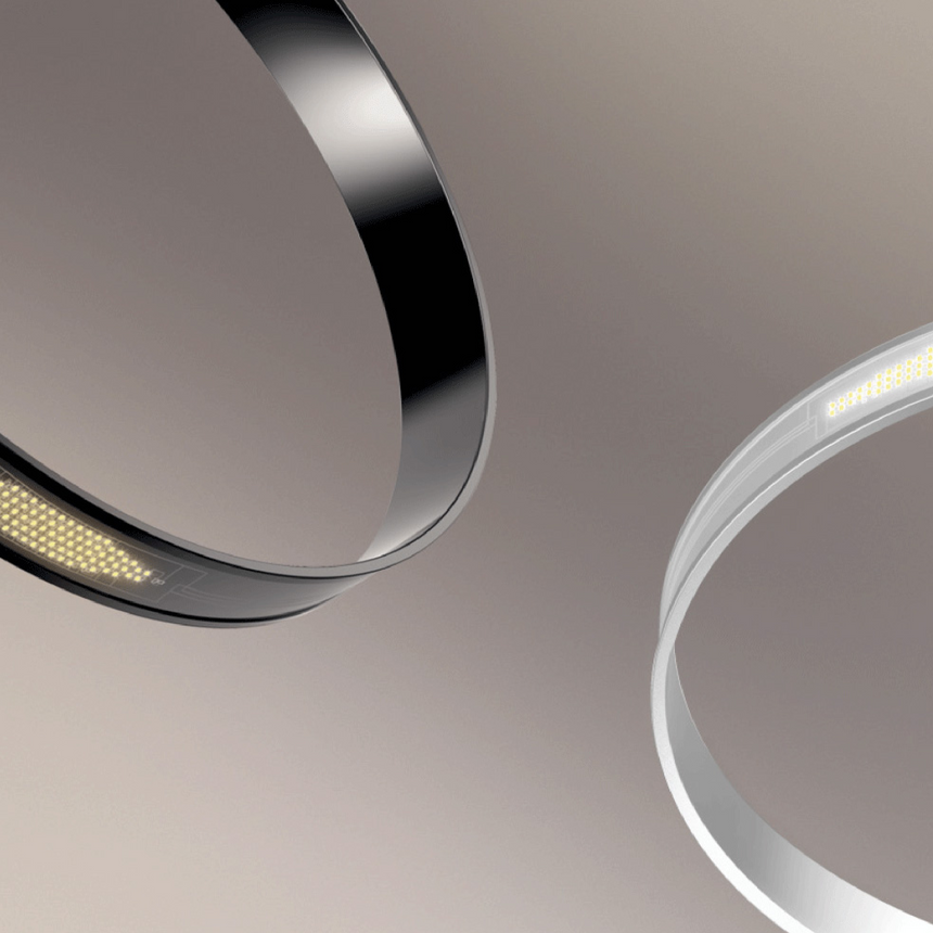 Aluminum Ring Pendant Lamp | Artemide Eclittica | Italianfurniture.com