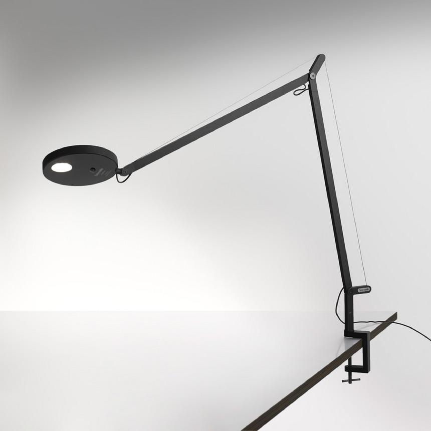Clamp Base Aluminum Table Lamp | Artemide Demetra | Italianfurniture.com