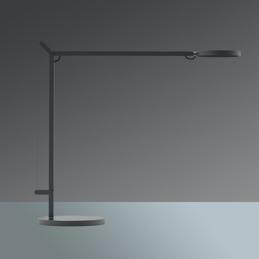 Clamp Base Aluminum Table Lamp | Artemide Demetra | Italianfurniture.com