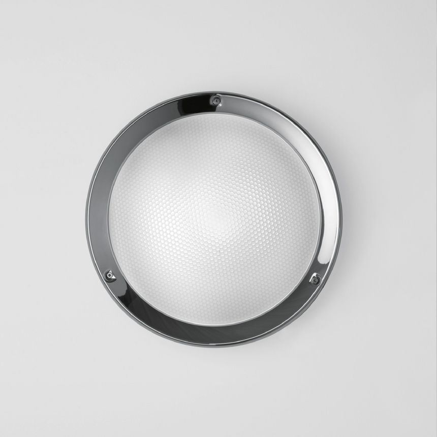 Round Stainless Steel Ceiling Lamp | Artemide Niki | Italianfurniture.com