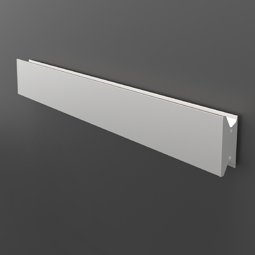 Gray Bar Dual Wall/Ceiling Lamp | Artemide Lineaflat | Italianfurniture.com