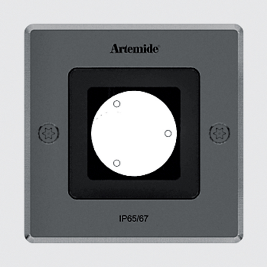 Square Outdoor Inground LED Lamp | Artemide Ego | Italianfurniture.com