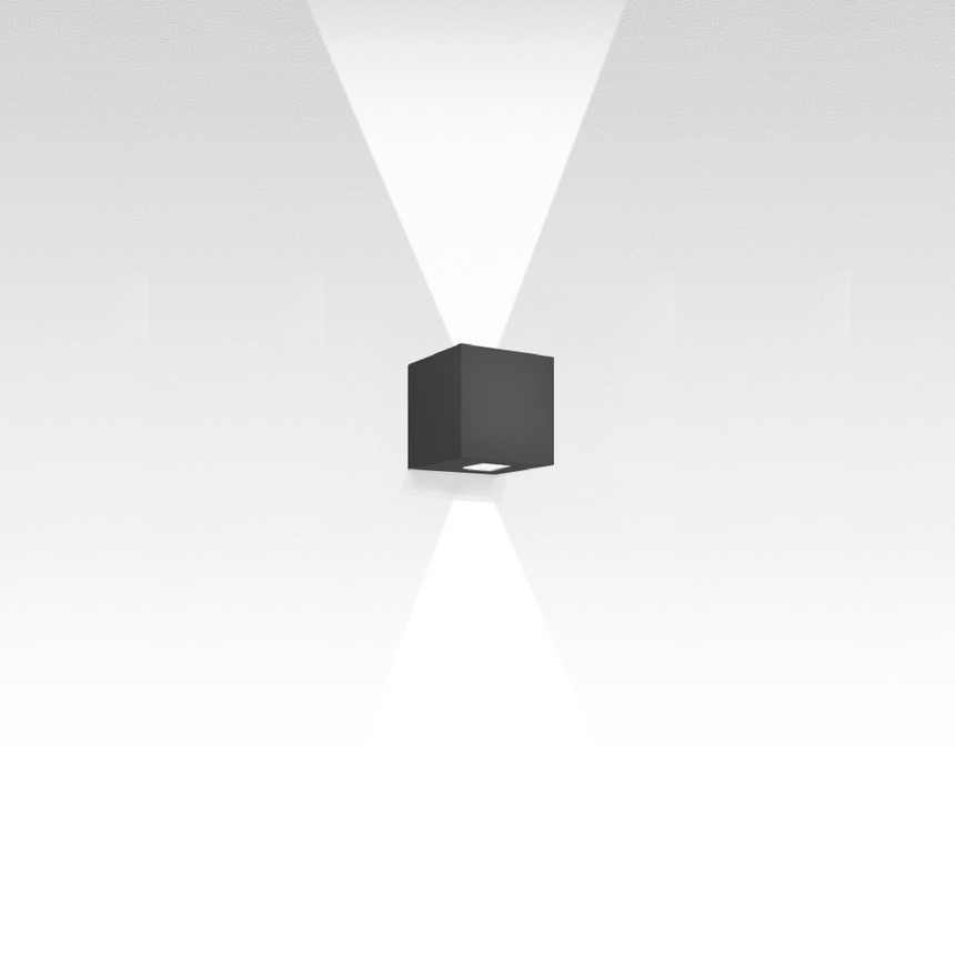 Square Direct/Indirect Wall Lamp | Artemide Effetto | Italianfurniture.com
