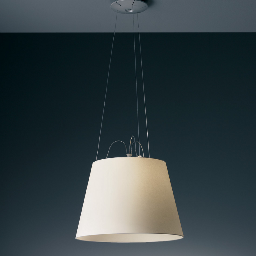 Empire Shade Pendant Lamp | Artemide Tolomeo Mega | Italianfurniture.com