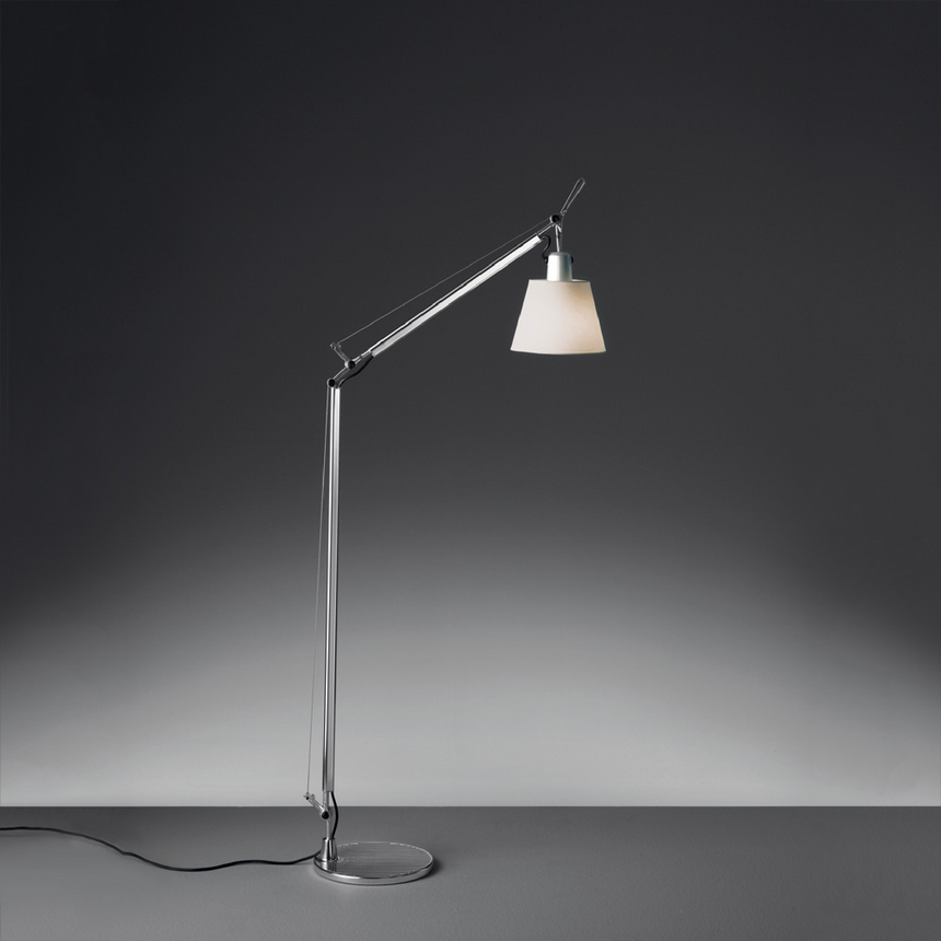 Aluminum Reading Floor Lamp | Artemide Tolomeo