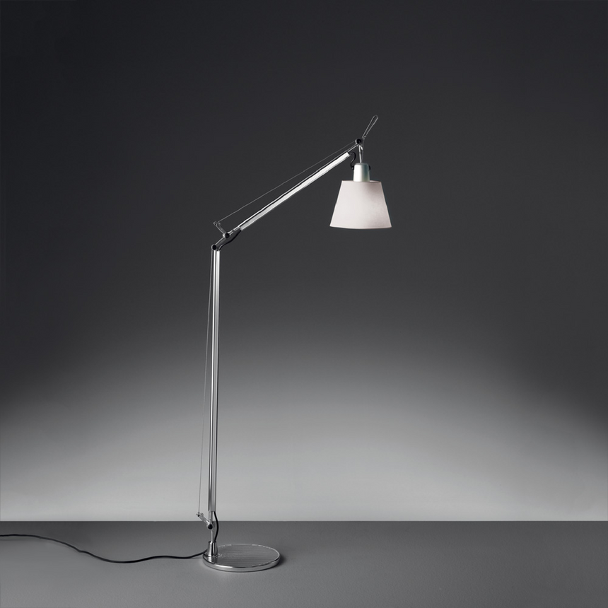 Aluminum Reading Floor Lamp | Artemide Tolomeo