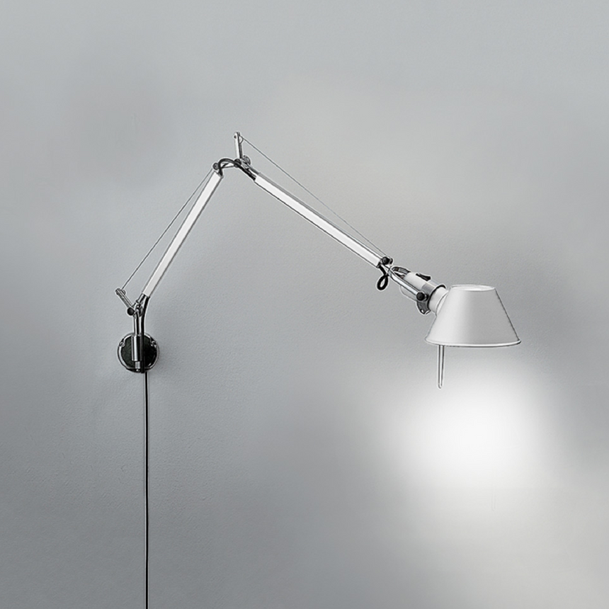 Aluminum Mini Wall Lamp | Artemide Tolomeo | Italianfurniture.com