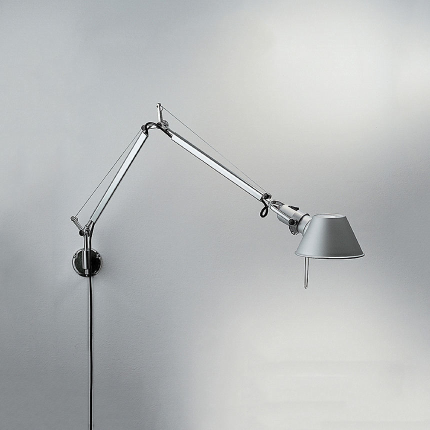 Aluminum Mini Wall Lamp | Artemide Tolomeo | Italianfurniture.com