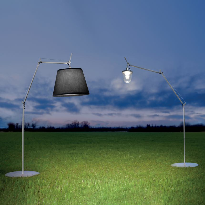 Empire Shade Mega Outdoor Floor Lamp | Artemide Tolomeo