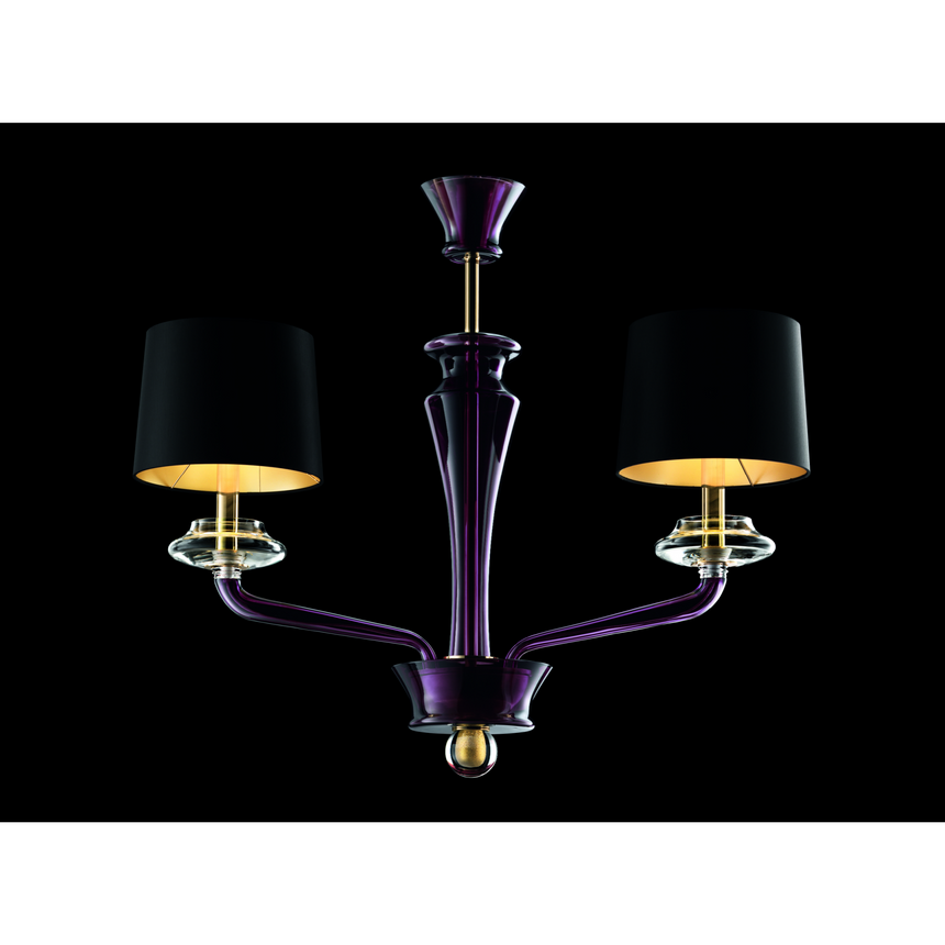 Drum Shade Crystal Chandelier | Barovier & Toso Saint Germain | Italianfurniture.com