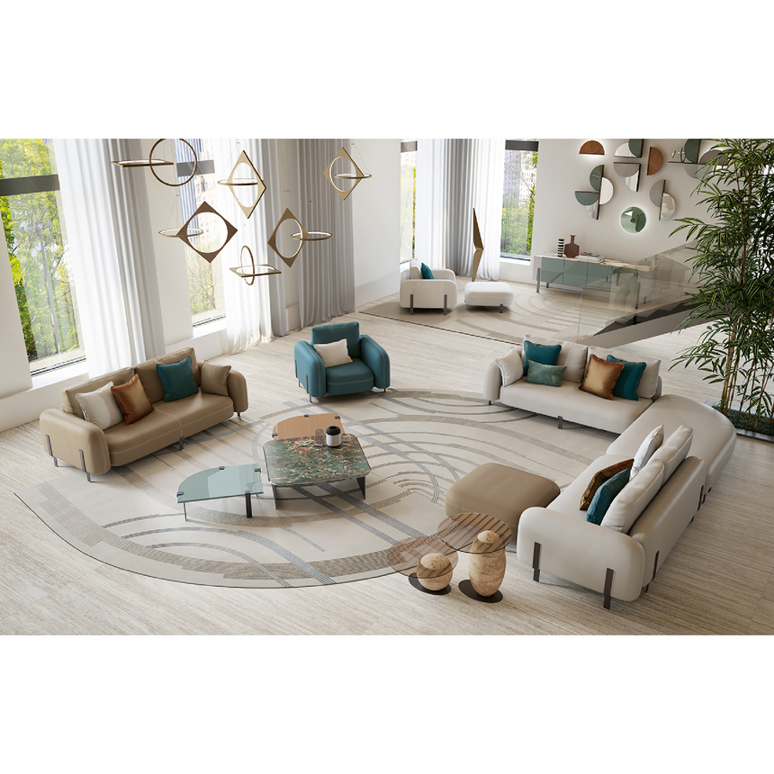 Solid Burl Wood Coffee Table | Bizzotto Italia Pluff