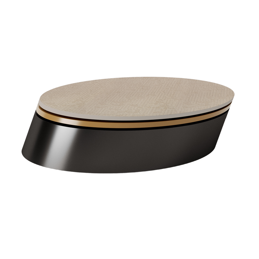 Triple Top Round Coffee Table | Bizzotto Italia Plinko | Italianfurniture.com