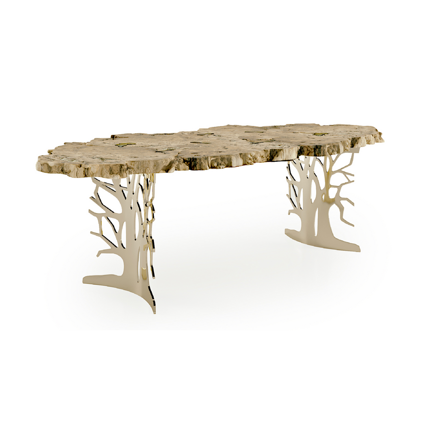 Organic Oval Dining Table | Bizzotto Italia Sidney
