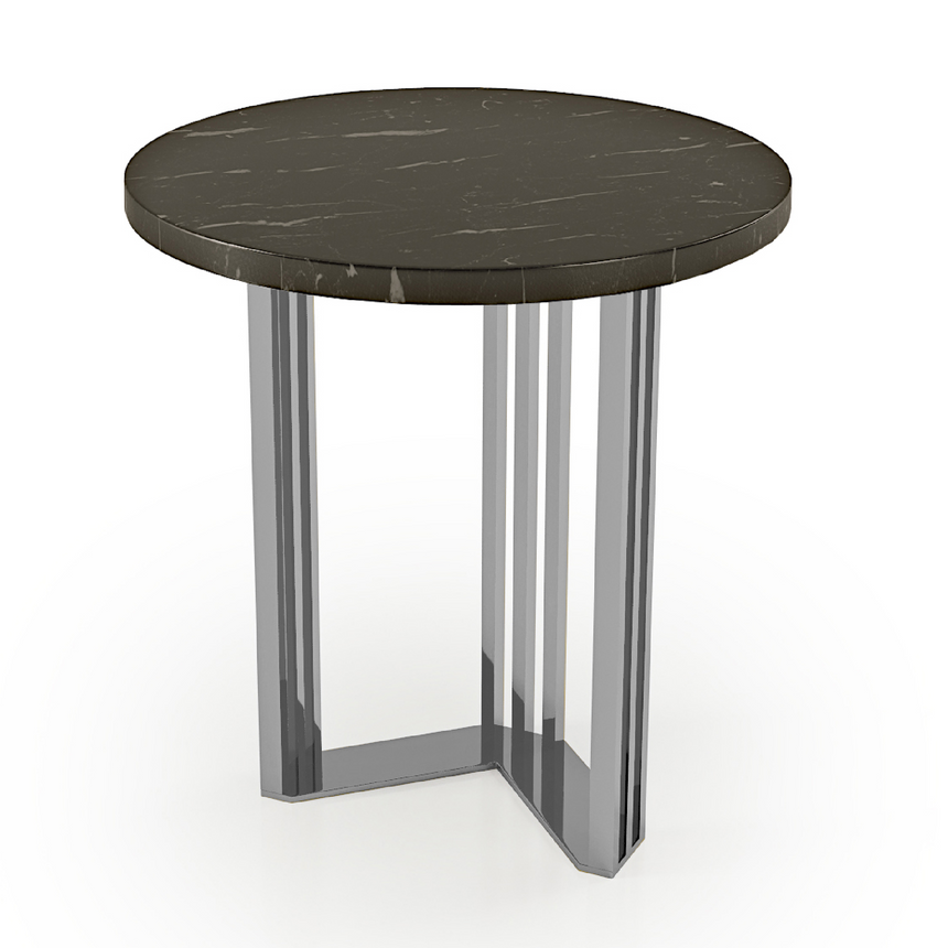 Modern Round Side Table | Bizzotto Italia Infinity | Italianfurniture.com
