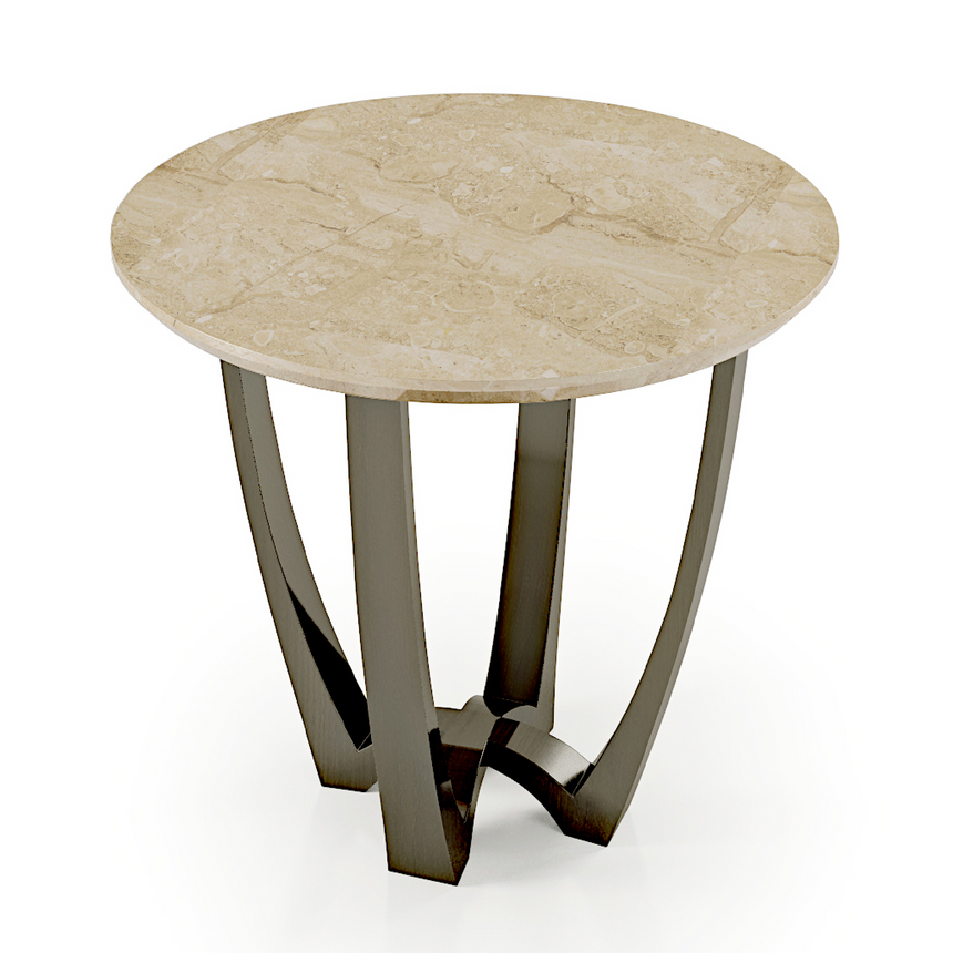 Stone Top Round Coffee Table | Bizzotto Italia Symphony | Italianfurniture.com