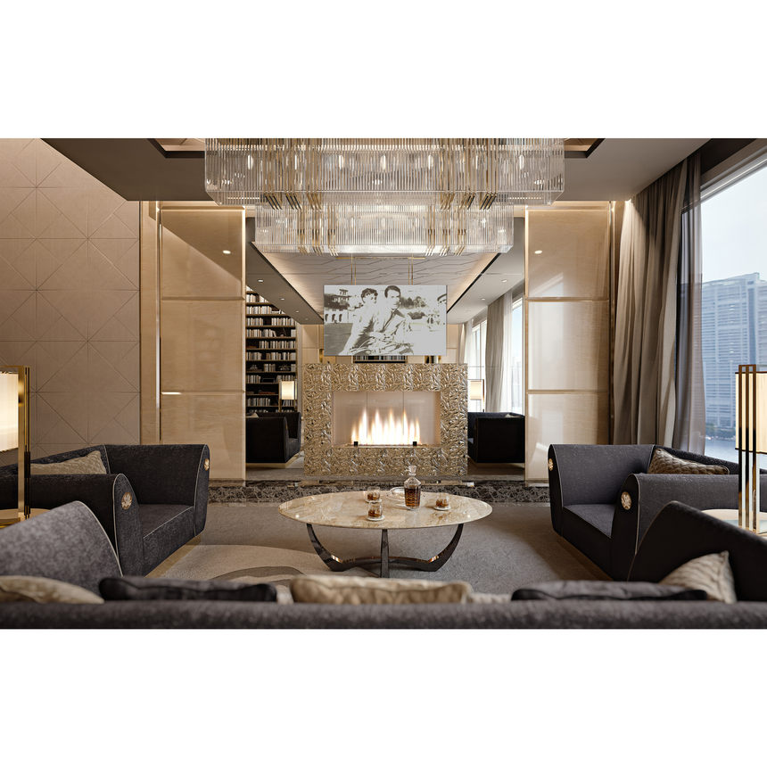 Cross-Base Coffee Table | Bizzotto Italia Symphony | Italianfurniture.com