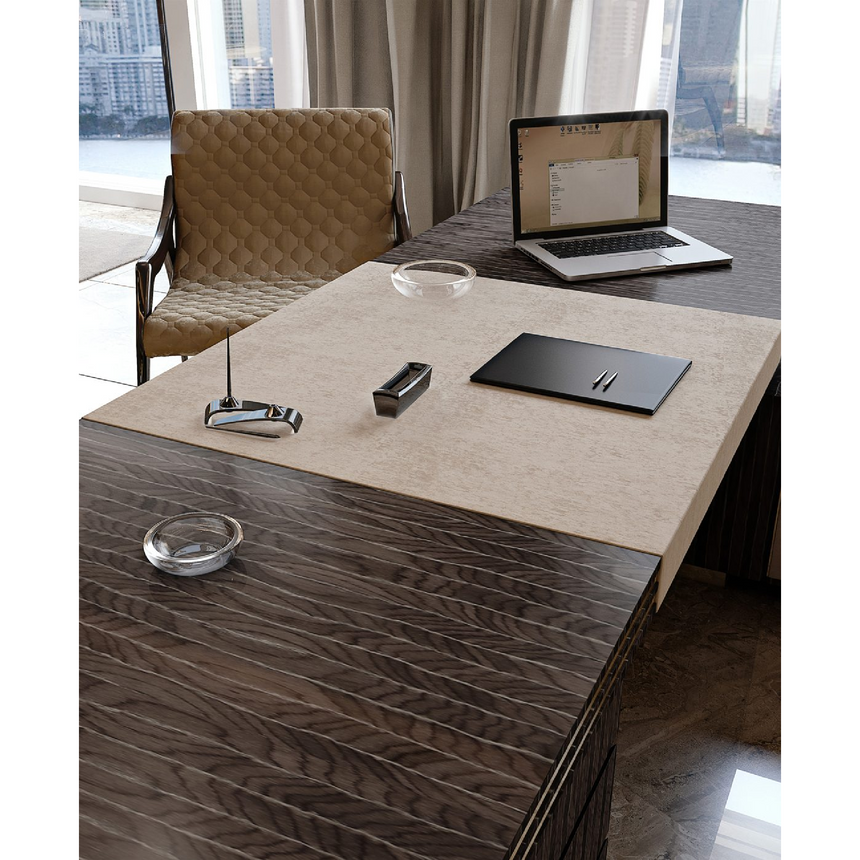 Leather Top Desk | Bizzotto Italia Infinity