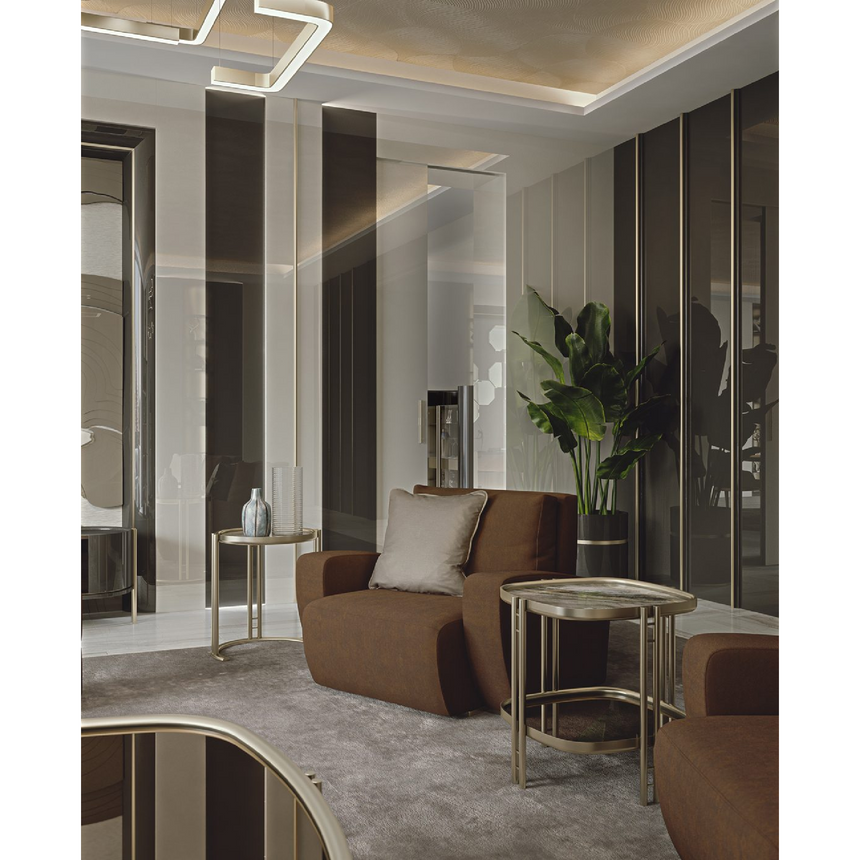 Stone Top Side Table | Bizzotto Italia Ikat | Italianfurniture.com