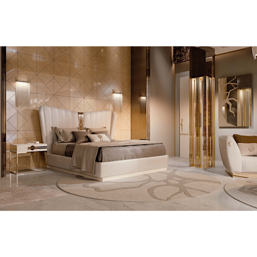Metal Base Nighstand | Bizzotto Italia Infinity | Italianfurniture.com