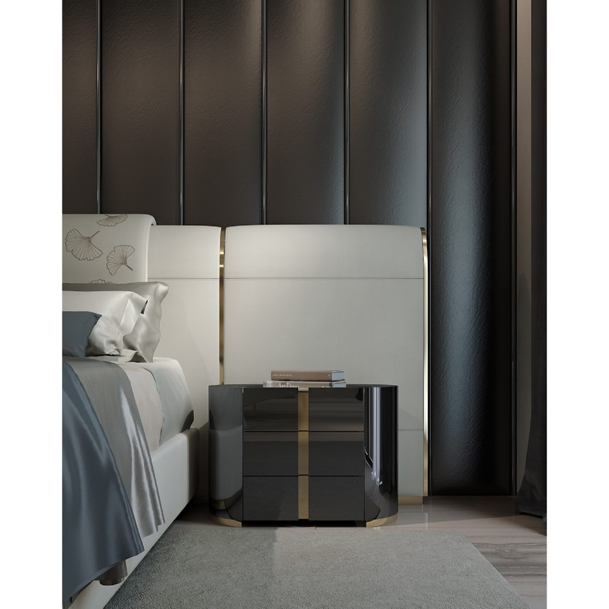 3-Drawer Modern Nightstand | Bizzotto Italia Ikat | Italianfurniture.com