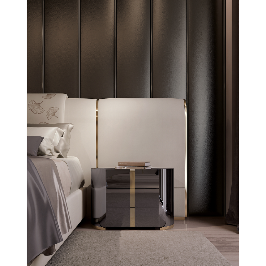 3-Drawer Modern Nightstand | Bizzotto Italia Ikat | Italianfurniture.com