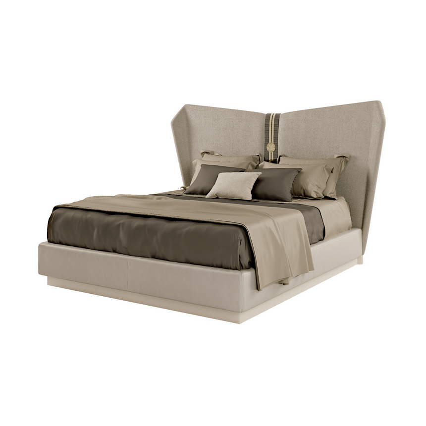 Channeled Modern King Bed | Bizzotto Italia Do-re | Italianfurniture.com