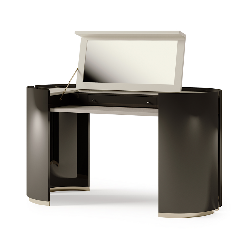 Curved Frame Vanity Table | Bizzotto Italia Ikat | Italianfurniture.com