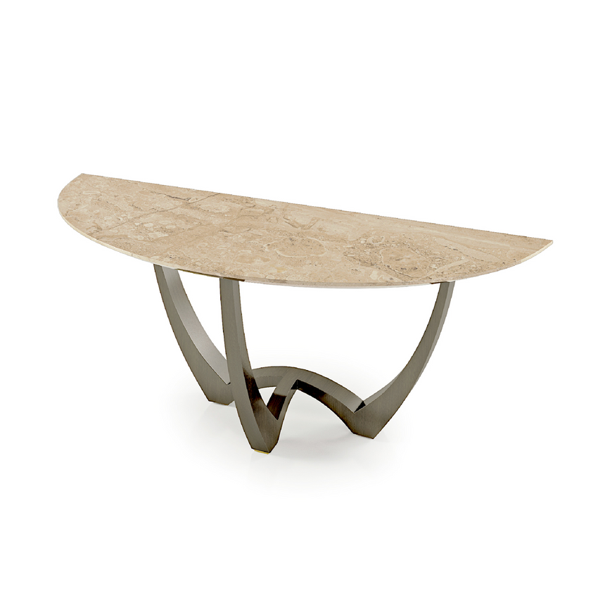 Semi-Circle Console Table | Bizzotto Italia Symphony | Italianfurniture.com