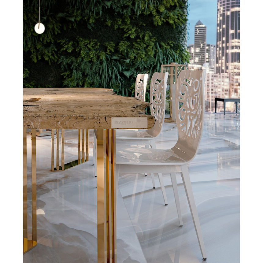 Fretwork Dining Chair | Bizzotto Italia Rose