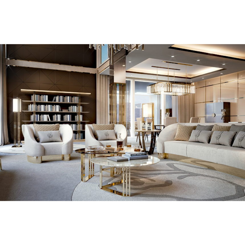 Curved Arm Sofa | Bizzotto Italia Infinity | Italianfurniture.com