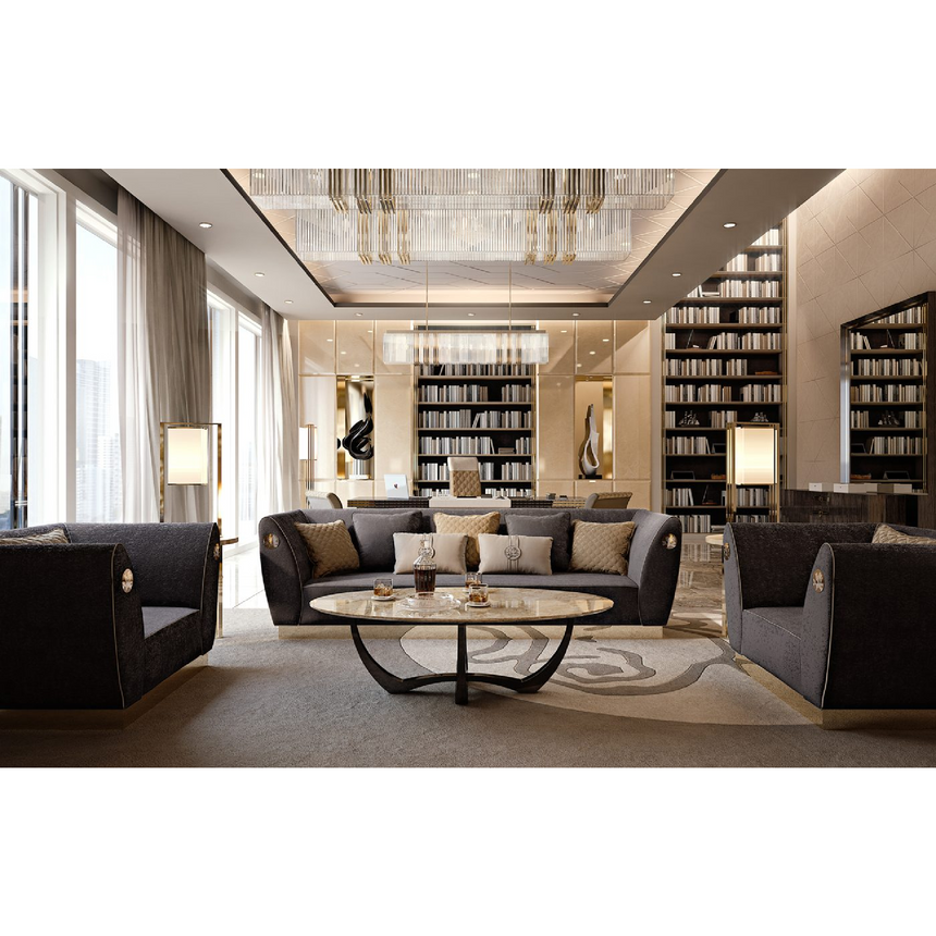 Metallic Base Sofa | Bizzotto Italia Symphony | Italianfurniture.com