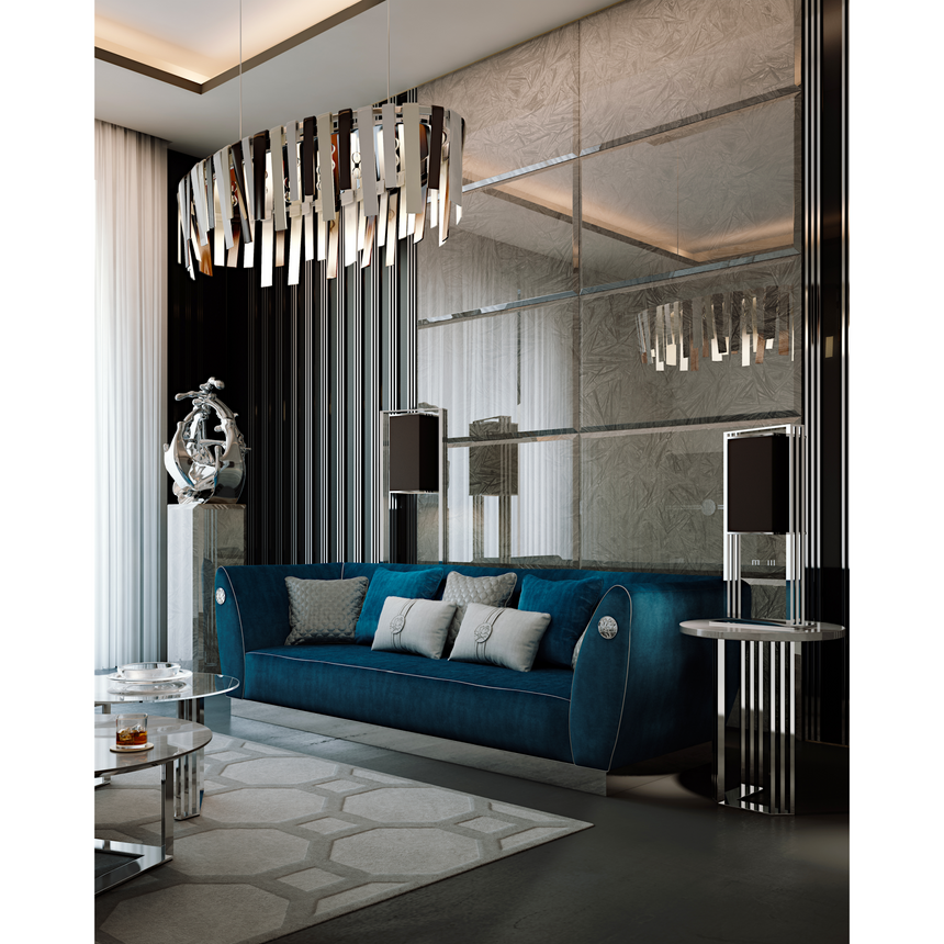 Metallic Base Sofa | Bizzotto Italia Symphony | Italianfurniture.com