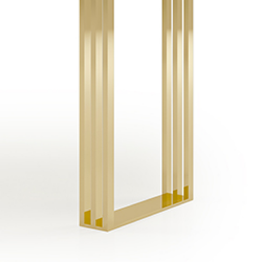 Metallic Leg Padded Bench | Bizzotto Italia Infinity | Italianfurniture.com