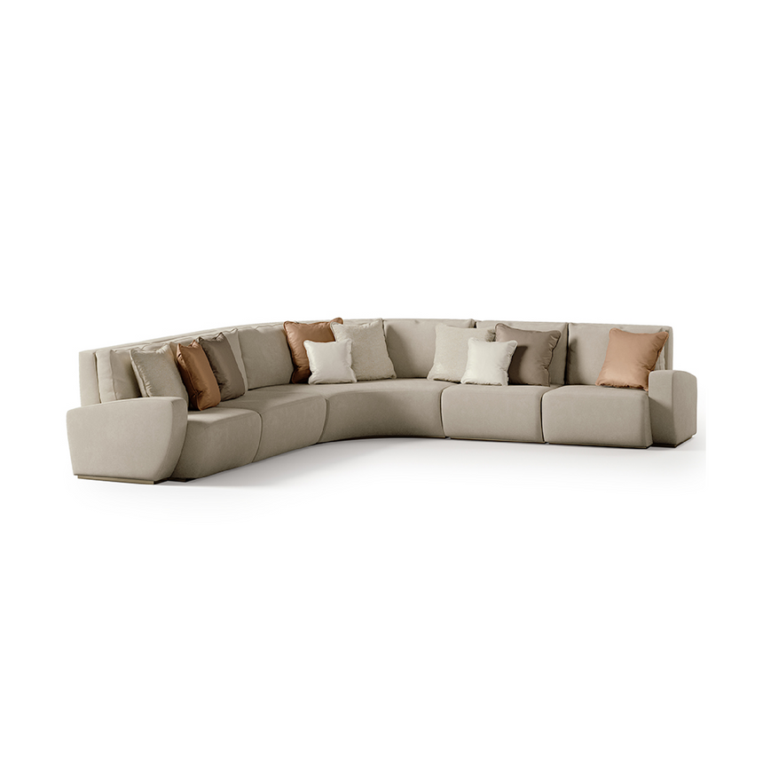 Angled-Arm Upholstered Sofa | Bizzotto Italia Dune | Italianfurniture.com