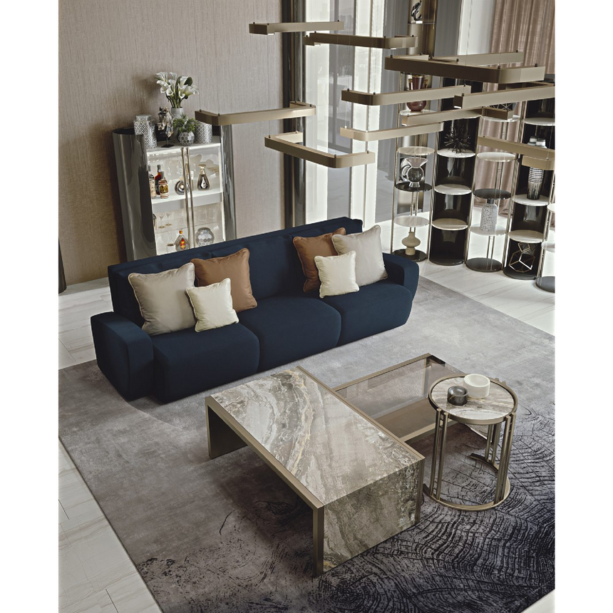 Angled-Arm Upholstered Sofa | Bizzotto Italia Dune | Italianfurniture.com