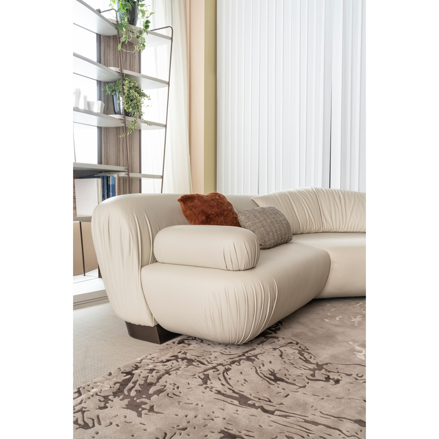 Draped Leather Sofa | Bizzotto Italia Grand Pliage | Italianfurniture.com