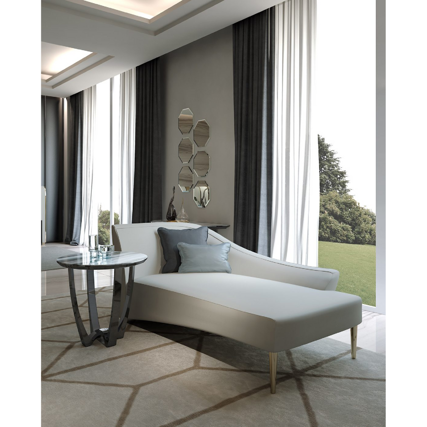 Upholstered Chaise Lounge | Bizzotto Italia Amulet | Italianfurniture.com