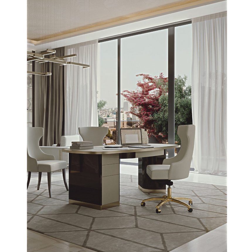 Modern Wingback Swivel Chair | Bizzotto Italia Hug | Italianfurniture.com