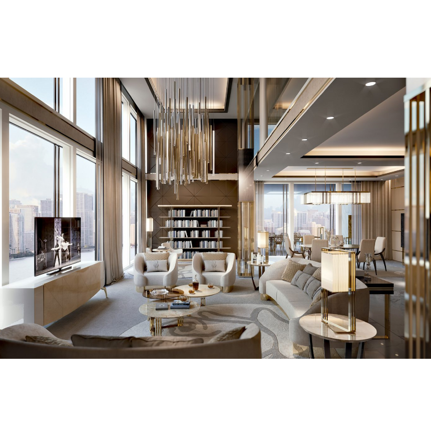 Glass Rods Ceiling Lamp | Bizzotto Italia Infinity | Italianfurniture.com