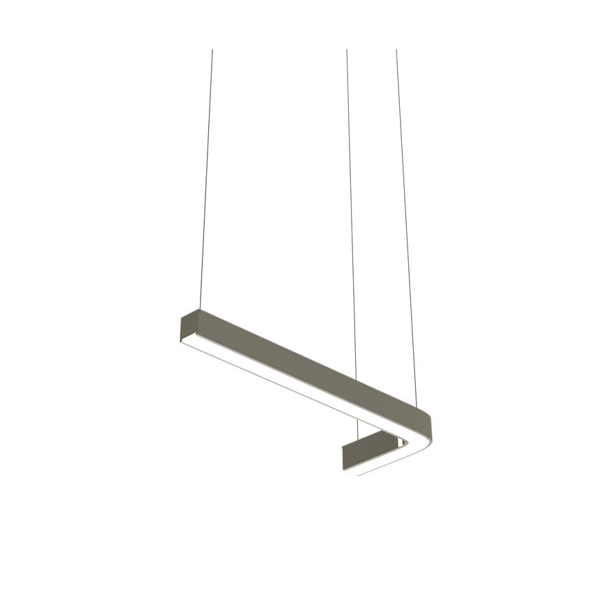 Metallic Curved Ceiling Lamp | Bizzotto Italia Horizons | Italianfurniture.com