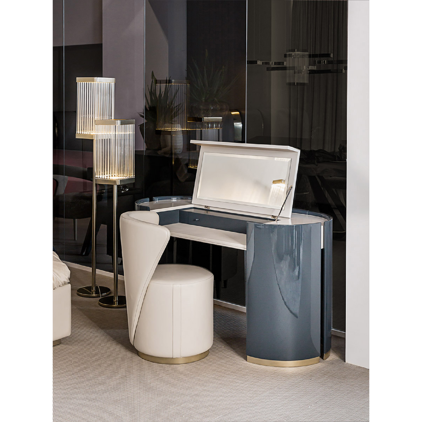 Glass Shade Floor Lamp | Bizzotto Italia Ikat | Italianfurniture.com