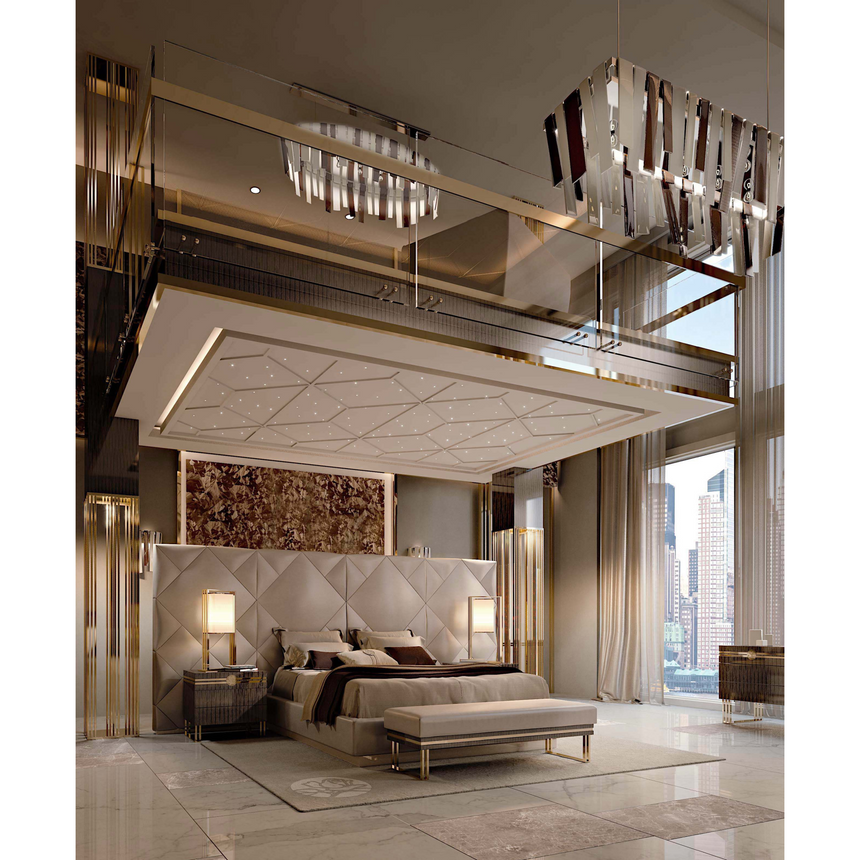 Fabric Ceiling Lamp | Bizzotto Italia Infinity