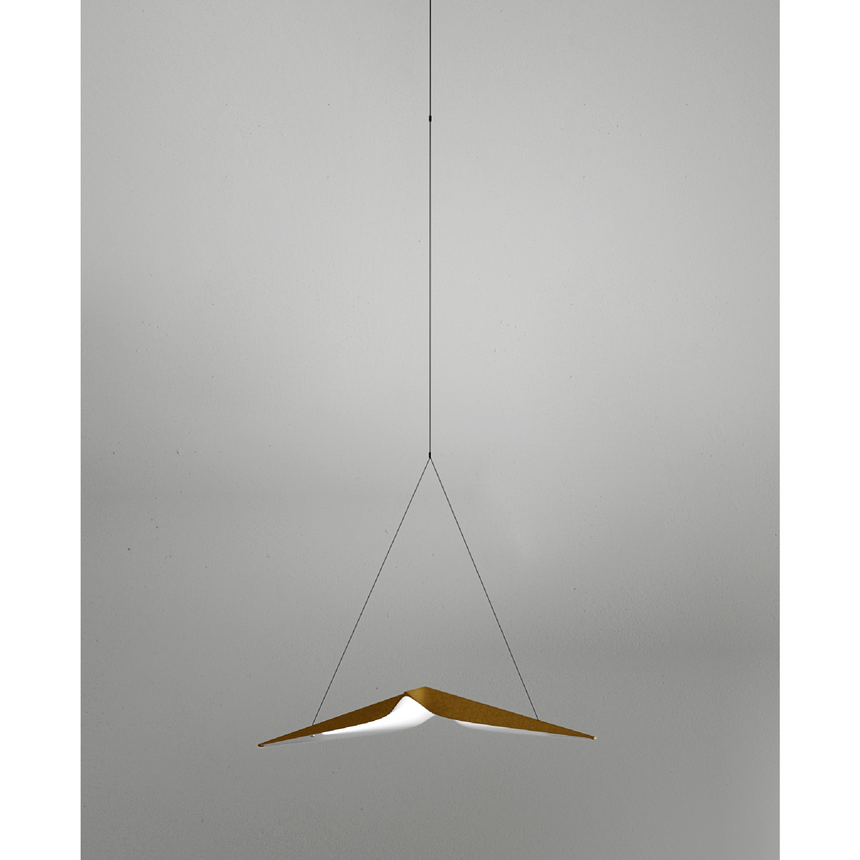 Folded Metal Pendant Lamp | Bizzotto Italia Noshi | Italianfurniture.com