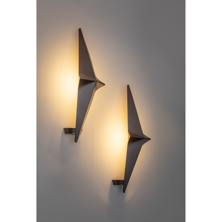 Gold Faceted Wall Light | Bizzotto Italia Noshi | Italianfurniture.com