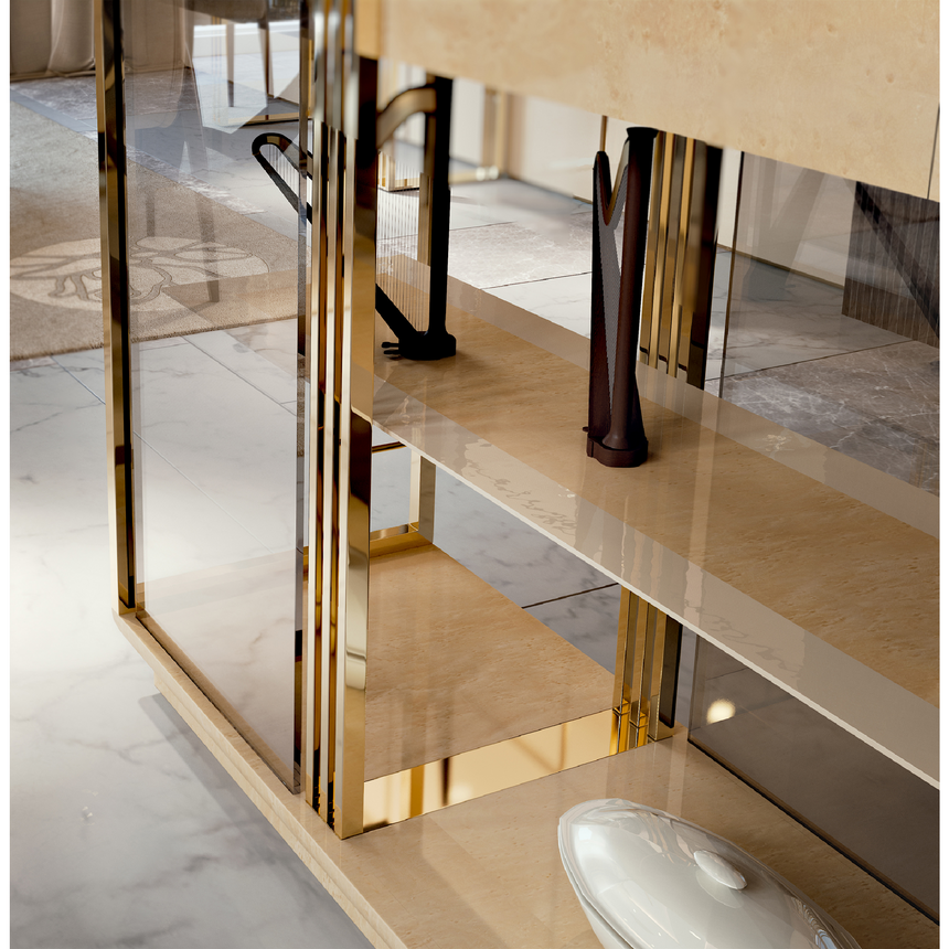 Glass Covered Bookcase | Bizzotto Italia Infinity | Italianfurniture.com